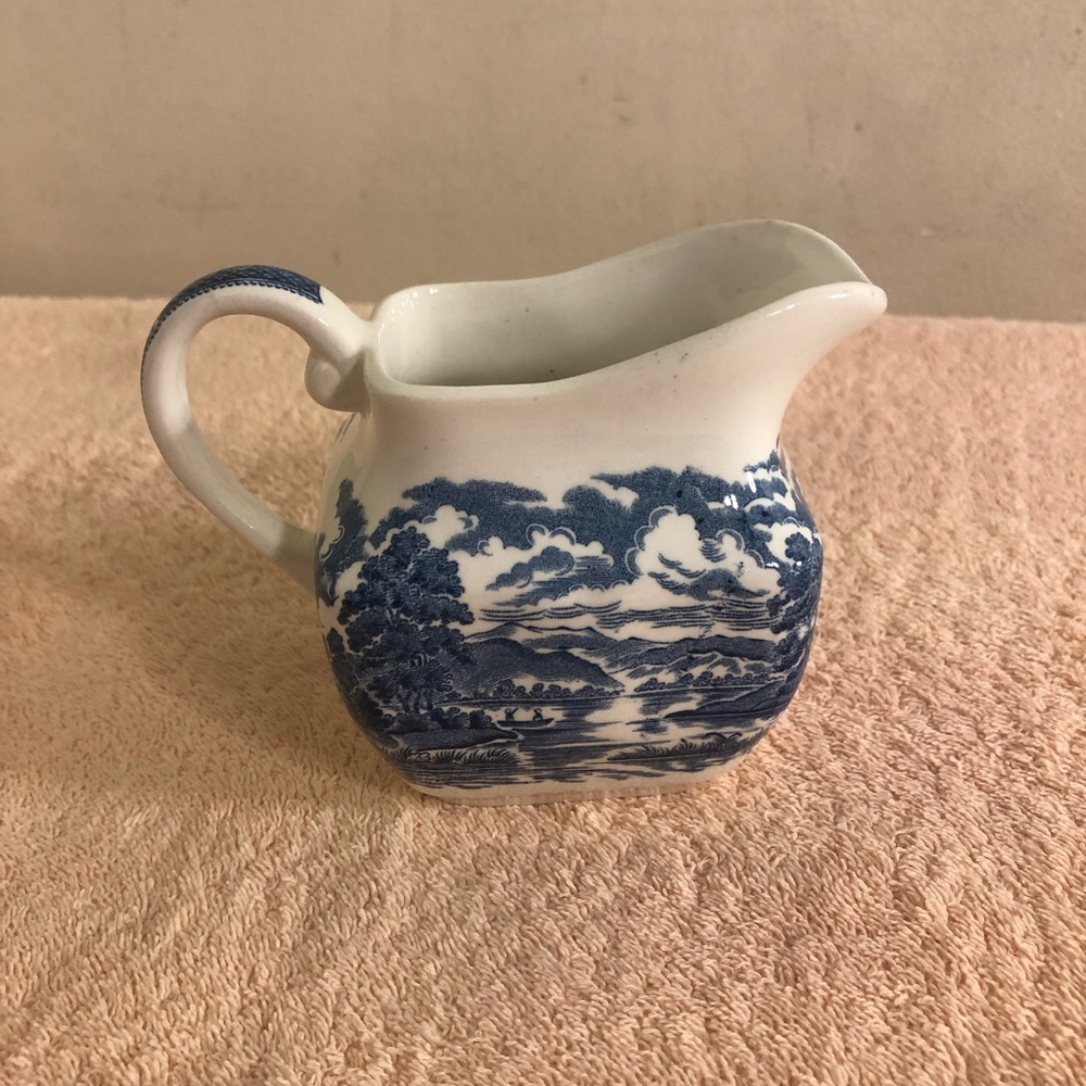 Vintage Lochs of Scotland Royal Warwick Cream Pitcher Loch Leven